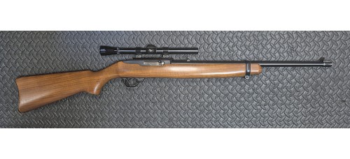 Ruger 10/22 .22LR 18.5" Barrel Semi Auto Rimfire Rifle with Weaver Marksman Scope Used